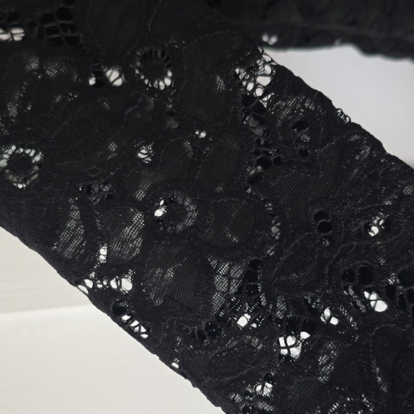 Parker Black Lace Dress Medium - Picture 4 of 6